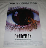 TONY TODD SIGNED CANDYMAN 12X18 MOVIE POSTER JSA