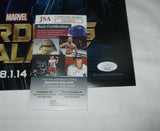 KAREN GILLAN SIGNED GUARDIANS OF THE GALAXY 12X18 MOVIE POSTER JSA MARVEL