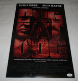 NICOLAS CAGE SIGNED DOG EAT DOG 12X18 MOVIE POSTER JSA