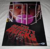 SHAUN WEISS SIGNED THE MIGHTY DUCKS 12X18 MOVIE POSTER BECKETT BAS