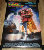 MICHAEL J FOX & CHRISTOPHER LLOYD SIGNED BACK TO THE FUTURE PART II 27X40 FULL SIZE POSTER JSA