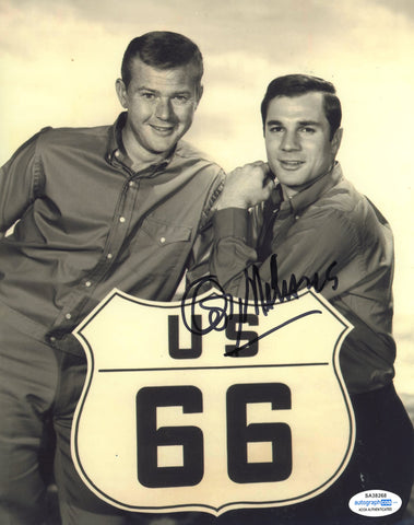 GEORGE MAHARIS SIGNED ROUTE 66 8X10 PHOTO ACOA