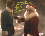 ED ASNER SIGNED ELF 8X10 PHOTO ACOA