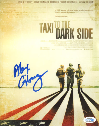 ALEX GIBNEY SIGNED TAXI TO THE DARK SIDE 8X10 PHOTO ACOA