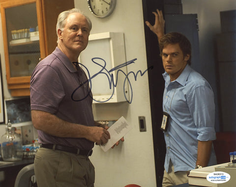 JOHN LITHGOW SIGNED DEXTER 8X10 PHOTO 2 ACOA