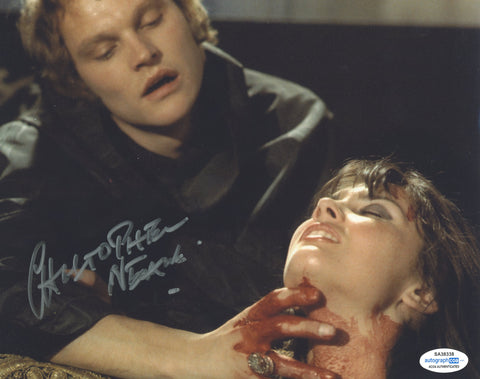 CHRISTOPHER NEAME SIGNED DRACULA A.D. 1972 8X10 PHOTO 2 ACOA