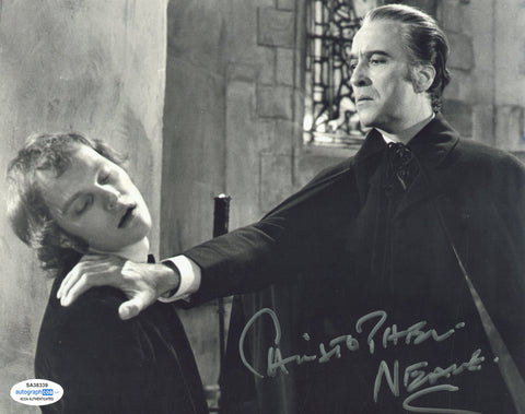 CHRISTOPHER NEAME SIGNED DRACULA A.D. 1972 8X10 PHOTO 3 ACOA