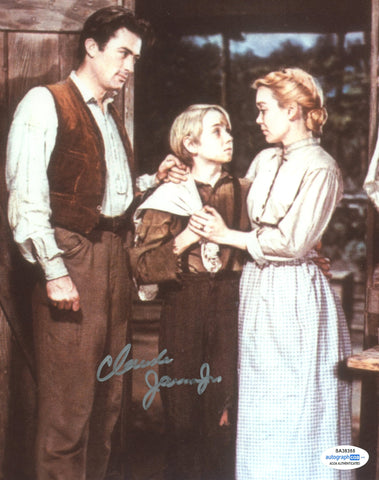 CLAUDE JARMAN JR. SIGNED THE YEARLING 8X10 PHOTO 2 ACOA