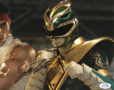 JASON DAVID FRANK SIGNED POWER RANGERS 8X10 PHOTO 10 ACOA