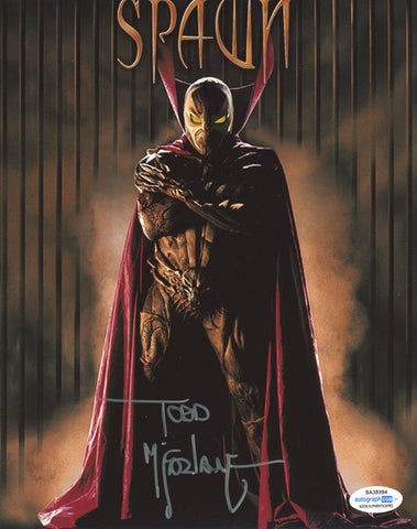 TODD MCFARLANE SIGNED SPAWN 8X10 PHOTO ACOA