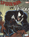TODD MCFARLANE SIGNED SPIDER-MAN VS VENOM 8X10 PHOTO ACOA