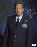 BEAU BRIDGES SIGNED STARGATE SG-1 8X10 PHOTO 2 ACOA