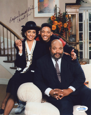 DAPHNE MAXWELL REID SIGNED THE FRESH PRINCE OF BEL-AIR 8X10 PHOTO ACOA
