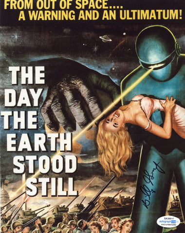 BILLY GRAY SIGNED THE DAY THE EARTH STOOD STILL 8X10 PHOTO 3 ACOA