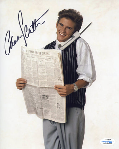 CHARLIE SCHLATTER SIGNED FERRIS BUELLER 8X10 PHOTO ACOA