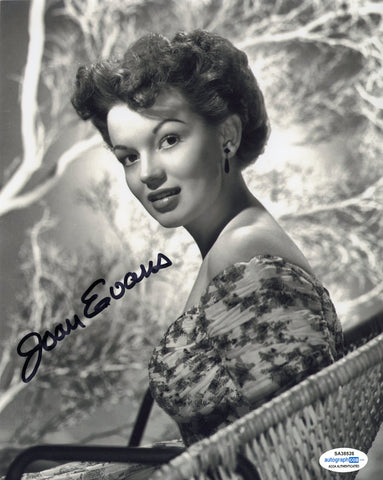 JOAN EVANS SIGNED 8X10 PHOTO ACOA