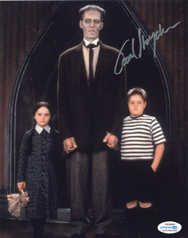 CAREL STRUYCKEN SIGNED THE ADDAMS FAMILY 8X0 PHOTO ACOA