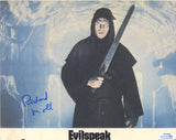 RICHARD MOLL SIGNED EVILSPEAK 8X10 PHOTO ACOA