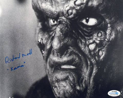 RICHARD MOLL SIGNED THE SWORD AND THE SORCERER 8X10 PHOTO ACOA