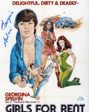 GEORGINA SPELVIN SIGNED GIRLS FOR RENT 8X10 PHOTO ACOA