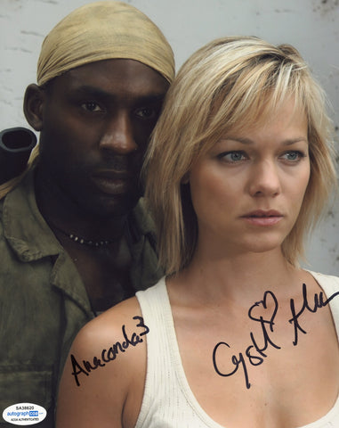 CRYSTAL ALLEN SIGNED ANACONDA 3: OFFSPRING 8X10 PHOTO 2 ACOA
