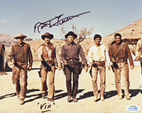 ROBERT FULLER SIGNED RETURN OF THE SEVEN 8X10 PHOTO 2 ACOA