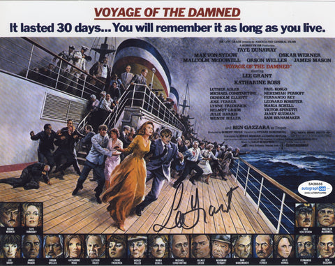 LEE GRANT SIGNED VOYAGE OF THE DAMNED 8X10 PHOTO ACOA