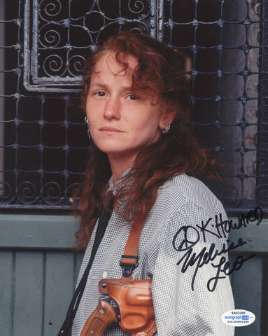 MELISSA LEO SIGNED HOMICIDE: LIFE ON THE STREET 8X10 PHOTO ACOA