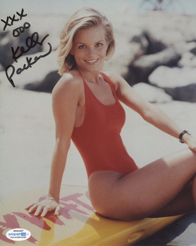KELLY PACKARD SIGNED BAYWATCH 8X10 PHOTO 2 ACOA