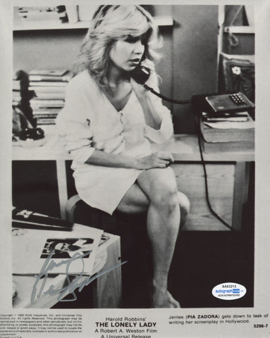 PIA ZADORA SIGNED THE LONELY LADY 8X10 PHOTO ACOA
