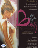 PIA ZADORA SIGNED BUTTERFLY 8X10 PHOTO ACOA