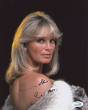 LINDA EVANS SIGNED DYNASTY 8X10 PHOTO 2 ACOA