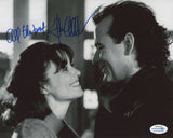 KAREN ALLEN SIGNED SCROOGED 8X10 PHOTO ACOA