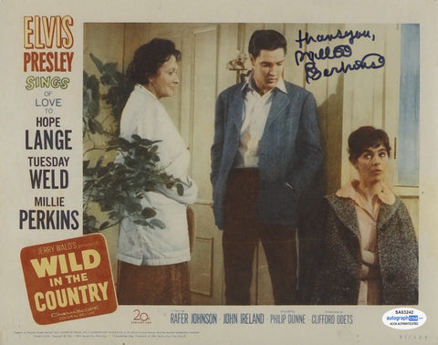MILLIE PERKINS SIGNED WILD IN THE COUNTRY 8X10 PHOTO ACOA