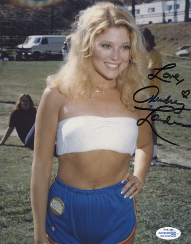 AUDREY LANDERS SIGNED 8X10 PHOTO ACOA