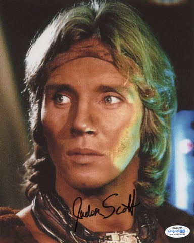 JUDSON SCOTT SIGNED STAR TREK: THE WRATH OF KHAN 8X10 PHOTO 2 ACOA