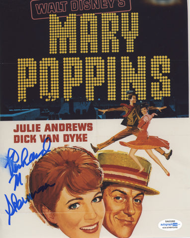 RICHARD M. SHERMAN SIGNED MARY POPPINS 8X10 PHOTO ACOA