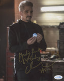 DAVID DASTMALCHIAN SIGNED THE FLASH 8X10 PHOTO ACOA