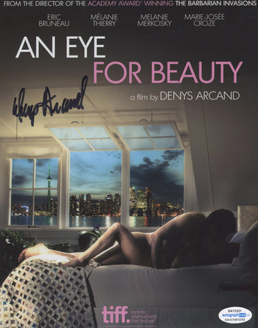 DENYS ARCAND SIGNED AN EYE FOR BEAUTY 8X10 PHOTO ACOA