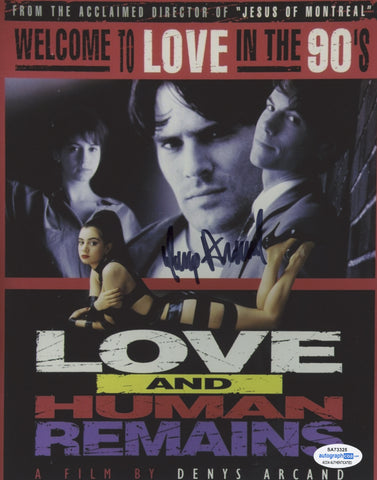 DENYS ARCAND SIGNED LOVE AND HUMAN REMAINS 8X10 PHOTO ACOA