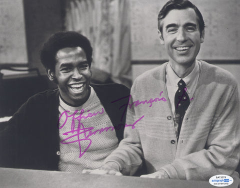 OFFICER FRANCOIS CLEMMONS SIGNED MISTER ROGERS NEIGHBORHOOD 8X10 PHOTO 2 ACOA