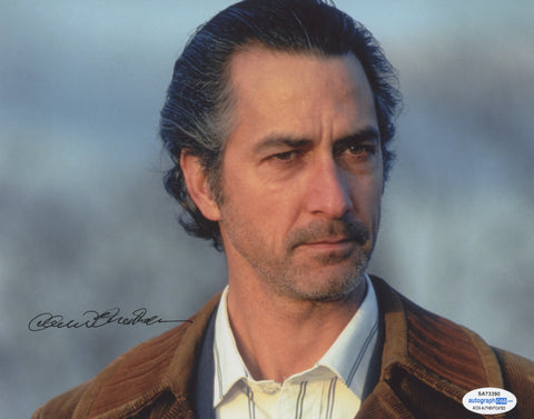 DAVID STRATHAIRN SIGNED THE FIRM 8X10 PHOTO ACOA