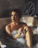 CLAUDIA CHRISTIAN SIGNED HEXED 8X10 PHOTO 2 ACOA
