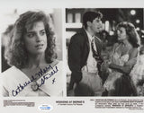 CATHERINE MARY STEWART SIGNED WEEKEND AT BERNIE'S 8X10 PHOTO 2 ACOA