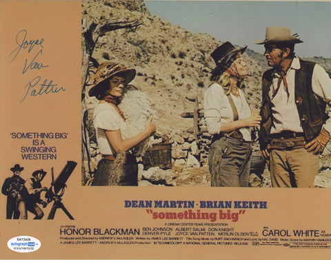 JOYCE VAN PATTEN SIGNED SOMETHING BIG 8X10 PHOTO ACOA