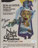 LARA PARKER SIGNED NIGHT OF DARK SHADOWS 8X10 PHOTO ACOA