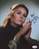 JULIET MILLS SIGNED NANNY AND THE PROFESSOR 8X10 PHOTO ACOA