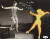 MARGARET KERRY SIGNED PETER PAN TINKER BELL 8X10 PHOTO 5 ACOA