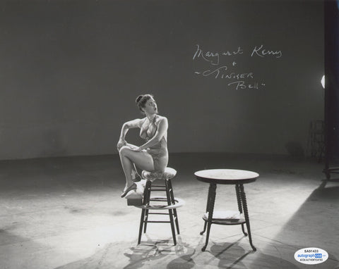 MARGARET KERRY SIGNED PETER PAN TINKER BELL 8X10 PHOTO 7 ACOA