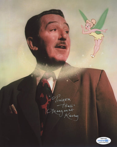 MARGARET KERRY SIGNED PETER PAN TINKER BELL 8X10 PHOTO 12 ACOA
